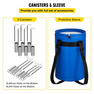 6 bidons sac de transport avec réservoir d'azote liquide en alliage d'aluminium 3L conteneur cryogénique statique équipement de réfrigération de laboratoire - Product Image 6
