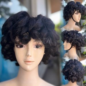 Perruque Courte Bouclée Vietnamienne Prix de Gros, Cheveux Humains Bruts, Fournisseur d'Extensions de Cheveux Humains Vierges 2025 - Product Image 4
