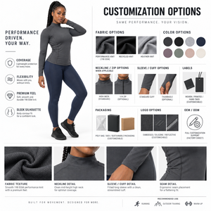 Breathable Quick Dry <b>Compression</b> <b>Shirt</b> <b>Women</b> <b>Women's</b> Base Layer Top Outdoor Training Bulk Activewear Supplier Sportswear Supply - Product Image 5