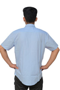 Camisa de Vestir para Hombre, Otoño, Cuello Mao, Manga Larga, Casual, Elegante, para Trabajo, Colores Sólidos, Mezcla de Algodón, Transpirable, Corte Ajustado - Product Image 5