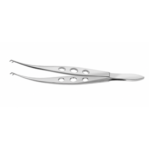 Pinces de fixation corneale Hoffmann Polack, dents de 0,12 mm, instrument chirurgical ophtalmique manuel, usage hospitalier - Product Image 2