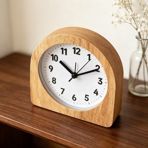 Handmade Wooden Table <b>Clock</b> Rustic Desk <b>Clock</b> Home Decor - Product Image 6