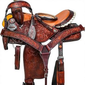 Selle d'équitation occidentale personnalisée, prix de gros disponible, fabriquée dans l'Uttar Pradesh - Product Image 1