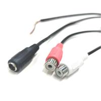 Cable de cámara domo IP CCTV negro de alto rendimiento de 960mm IP67 conector RJ45 impermeable arnés de cableado de aluminio de cobre estañado