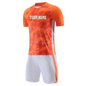 เสื้อฟุตบอลชายและชุดฟุตบอล - ชุดฝึกซ้อมแขนสั้นขนาดใหญ่พิเศษแบบระบายอากาศได้ดีที่สามารถปรับแต่งได้ - Product Image 5