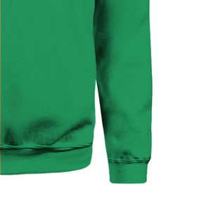 เสื้อสเวตเตอร์คอกลมทรงปกติสำหรับผู้ชาย ผ้าผสมโพลีเอสเตอร์/คอตตอน เนื้อหนา บุขนด้านใน แขนยาว สีพื้น เป็นมิตรต่อสิ่งแวดล้อม - Product Image 2
