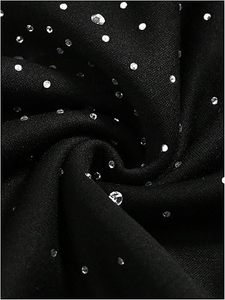 Sudadera Unisex Negra con Pedrería, Capucha, Corte Regular, 100% Algodón, Forro Polar, Transpirable, de Secado Rápido, Informal, para Invierno - Product Image 4