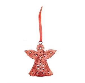 <b>Christmas</b> Hanging Metal Star Ornament Blue Glitter Decoration for <b>Tree</b> Home Party Holiday Decor Gift Piece Hanging Pendant - Product Image 4