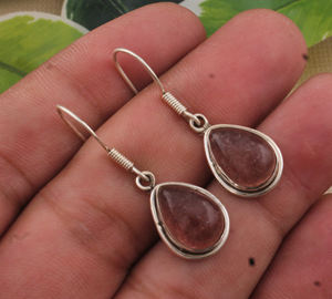 ต่างหูเงินแท้ 925 ประดับเพชรซิคอนเชอร์รี่ธรรมชาติ คุณภาพระดับ AAA เครื่องประดับหรูหราสำหรับผู้หญิงสำหรับงานปาร์ตี้ - Product Image 5