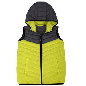 Chaleco acolchado informal para hombre, chaqueta ligera sin mangas de invierno con capucha y bolsillos con cremallera, chaleco exterior - Product Image 4