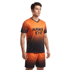 Ensemble de maillots de football personnalisés pour hommes, uniforme d'équipe, shorts, vêtements d'entraînement sportif, vente en gros - Product Image 6