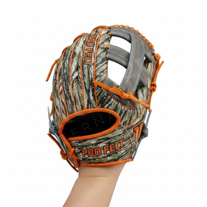 Guantes de Béisbol y Sóftbol Personalizados de Fieltro Profesional para Accesorios de Ropa Deportiva, para Lanzamiento Izquierdo o Derecho, de Cuero Duradero - Product Image 3