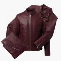 Blouson en cuir de vachette vintage pour homme, col montant, logo personnalisé sur le devant, style denim, veste chaude rembourrée en coton, vente en gros OE