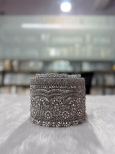 Elegant Mirror Work Scalloped Lace Trim Pearl Bead Hand Look Wholesale Indian <b>Kaftan</b> Saree Decorative Border Sewing Accessory - Product Image 3