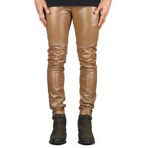 Pantalon en cuir respirant coupe droite pour homme - Haute qualité, imperméable et écologique Hiver 2026 - Product Image 6