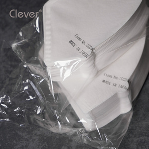 กระดาษกรองกาแฟ Clever Coffee Filter Paper สำหรับเครื่องชงกาแฟ Clever Dripper รูปทรงสี่เหลี่ยมคางหมู ผลิตจากเยื่อไม้ธรรมชาติ 100% ได้รับการรับรอง ผลิตในญี่ปุ่น ดีไซน์คลาสสิก มีสินค้าพร้อมส่ง - Product Image 3