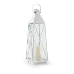 Farol Moderno de Acero Inoxidable para Decoración Interior de Hogar y Hotel, Actividades Religiosas Navideñas, Hecho a Mano, Protección Contra el Viento, Colgante - Product Image 1
