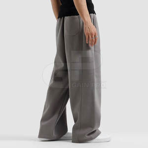 กางเกงขายาวทรงหลวมสำหรับผู้ชาย ผ้าเนื้อนุ่ม ดีไซน์สวมใส่สบาย เหมาะสำหรับการเดินทางแบบสบายๆ และกิจกรรมพักผ่อน - Product Image 5