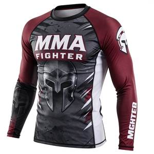 Chemise de surf de haute qualité, vêtements de protection solaire, vêtements pour hommes, chemises de compression, rash guard pour hommes, rash guards - Product Image 1
