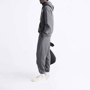 Sudadera con Capucha para Hombre, Otoño, Transpirable, Talla Grande, 100% Algodón, Bordada, Personalizada, con Cierre, Color Sólido - Product Image 5