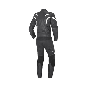 Traje de Motociclismo de Cuero para Hombre, Manga Larga, Diseño con Bloques de Color, Resistente al Viento, Transpirable, para Invierno, Negro, Blanco, Verde - Product Image 3