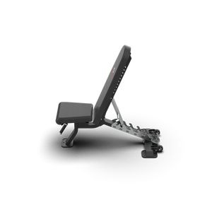 Équipement de fitness Qli QAB03 Banc plat multifonction réglable en métal/cuir pour la musculation avec haltères - Product Image 1