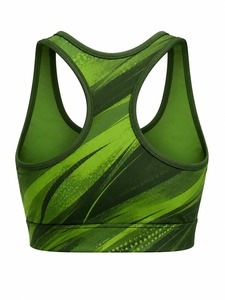 Soutien-gorge de sport pour femme, respirant, écologique, de conception professionnelle, nouveau design, maintien élevé, compression, dentelle, bretelles réglables - Product Image 2