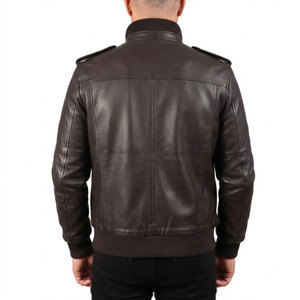Fashionable <b>Men</b> Genuine <b>Leather</b> <b>Jackets</b> Custom Top Trending <b>Men</b> Fashionable Reasonable Price <b>Men</b> <b>Leather</b> <b>Jackets</b> - Product Image 2