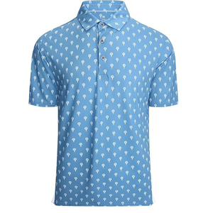 Camiseta de golf deportiva 100% algodón que absorbe la humedad, polo para hombre al por mayor, polo de manga corta con logotipo bordado personalizado - Product Image 1