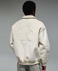 Blousons universitaires personnalisés pour hommes en mélange de laine, avec écussons brodés en chenille épaisse et appliques de baseball, style Letterman - Product Image 5