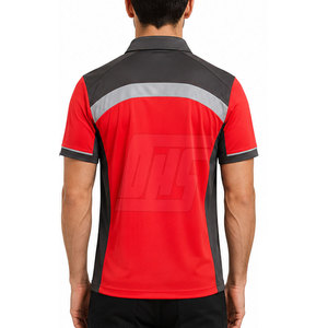 เสื้อโปโลผู้ชายสำหรับงานอุตสาหกรรม ผ้าทนทาน แขนสั้น คอปก เสื้อทำงาน สวมใส่สบาย เหมาะสำหรับชุดยูนิฟอร์มพนักงาน สวมใส่ได้ทุกวัน - Product Image 4