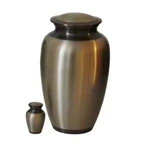 <b>Cheap</b> Price Design Cremation Urns Glossy Finishing Indoor Decor Funeral Urns for Ashes Solid Metal Design Urns - Product Image 6
