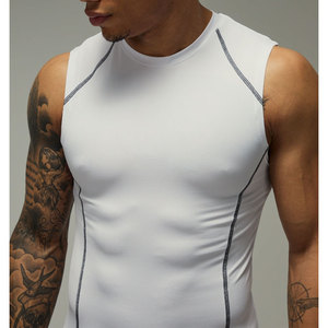 Wholesale <b>Men's</b> Athletic Tank Top Moisture Wicking Gym <b>Vest</b> Quick Dry Workout Sleeveless Shirt - Product Image 6