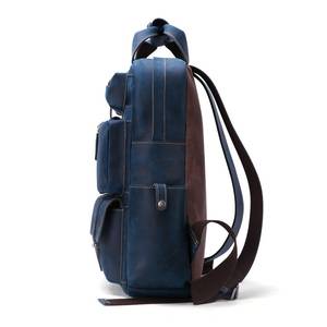 <b>Large</b> Capacity Waterproof <b>Leather</b> <b>Backpack</b> Vintage Anti-Theft Laptop Bag for Business Trip Rucksack LBP-0403 - Product Image 2