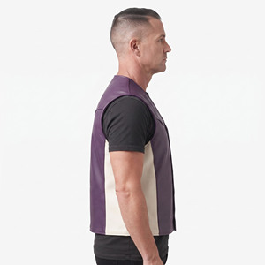 <b>Men</b> Leather Waist Coat <b>Men's</b> Leather Zipper Office Wear <b>Vest</b> <b>Men</b> Sleeveless Leather Waistcoat <b>Mens</b> Side Pockets PU Leather <b>Vest</b> - Product Image 3