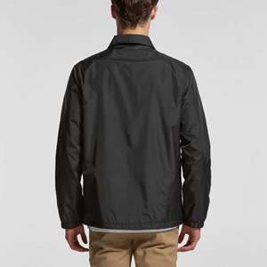 Chaqueta Deportiva Personalizada de Alta Calidad para Hombre, Chaqueta Cortavientos con Botones a Presión, Servicio OEM Disponible - Product Image 2