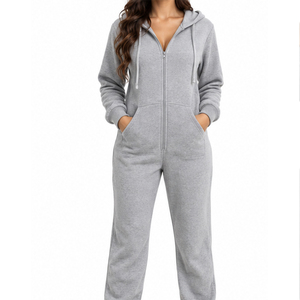 EAZWEARS Mono de Forro Polar para Mujer, Traje de Una Pieza Personalizado, Fabricante Mayorista, Colores y Tallas Personalizables Disponibles, Ropa de Calidad - Product Image 1