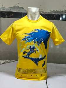 T-shirts pour hommes de haute qualité, 100% coton tricoté, col rond, impression sérigraphique, logo personnalisé, coupe classique, respirant, séchage rapide, 220g - Product Image 5