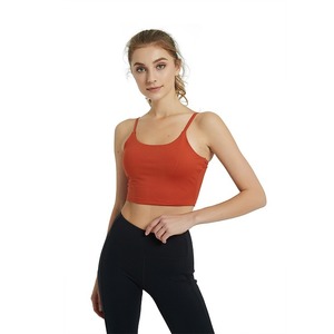 Soutien-gorge de sport respirant à maintien moyen pour femme, design professionnel, séchage rapide, logo personnalisé, positionnement frontal, Spandex/Polyester - Product Image 1