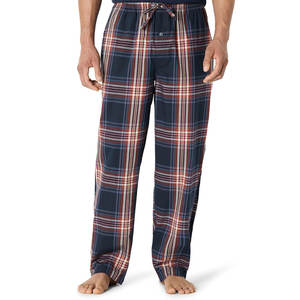 Conjunto de Pijama de Algodón para Hombre, Ropa de Dormir Cómoda para el Hogar, Corte Relajado, Suave y Transpirable, para Verano e Invierno - Product Image 1