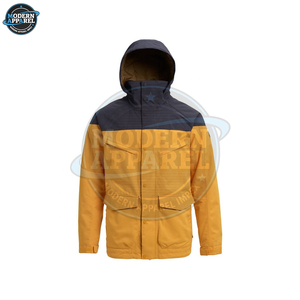 Chaqueta de esquí y snowboard con capucha y cremallera para hombre, impermeable, cortavientos, ecológica, transpirable, para invierno, nieve y actividades al aire libre. - Product Image 4