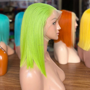 Perruques en cheveux humains vietnamiens très tendance, Lace Front, en cheveux vierges vietnamiens, sans colle, style Perruque Bob - Product Image 3