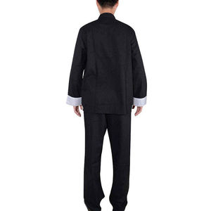 Uniforme de Kung Fu de Satén Pesado 100% Poliéster / Conjunto de Traje de Artes Marciales Chinas Wushu - Product Image 3