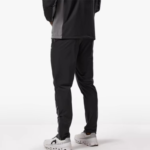 Survêtement sportif d'hiver personnalisé pour homme, coupe-vent, veste à capuche zippée, respirant, en polyester tissé de poids moyen, style urbain - Product Image 5