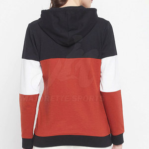 เสื้อฮู้ดดี้ผู้หญิงทรงหลวมทันสมัย แต่งสีตัดกัน สไตล์สตรีทแวร์ ราคาประหยัด - Product Image 2