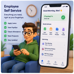 Solución HRMS Basada en la Nube, Gestión de Empleados, Control de Asistencia, Análisis, Android, IOS, Internet - Product Image 3