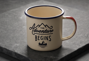 OEM ODM Personalized <b>Enamel</b> Camping <b>Mug</b> Professional Manufacturing Lightweight Shatterproof Iron Drinkware Aesthetic - Product Image 2