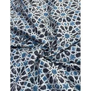 Tela de Algodón Puro con Estampado Floral, Suave y Transpirable, Material de Verano para Kurti, Blusa, Vestido, Camisa, Acolchado y Manualidades - Product Image 3