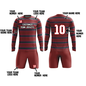 เสื้อเจอร์ซี่กางเกงขาสั้นสำหรับเด็กเสื้อซ้อมฟุตบอลสำหรับทุกเพศดีไซน์แบบซับลิเมชันหลายสี - Product Image 6