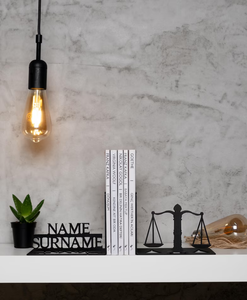 Sujetalibros Decorativos de Metal Pulido, Tradicionales, de Hierro, para un Interior de Estudio Elegante, Crean una Exhibición de Estantes Organizada y Elegante - Product Image 6